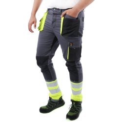 SPODNIE DO PASA PROMAN STRETCH 250 SZARY HV