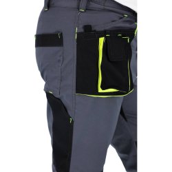 SPODNIE DO PASA PROMAN STRETCH 250 SZARY ŻÓŁTY