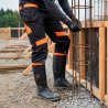 SPODNIE DO PASA PROMONTER 260 CZARNO POMARAŃCZOWE HVP