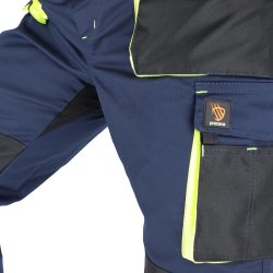 SPODNIE OGRODNICZKI PROMAN STRETCH 250 GRANATOWY HV