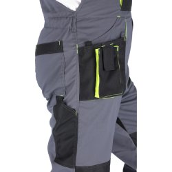 SPODNIE OGRODNICZKI PROMAN STRETCH 250 SZARY HV