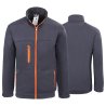 Szara kurtka robocza softshell oddychająca