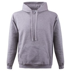 BLUZA Z KAPTUREM 280G SZARA