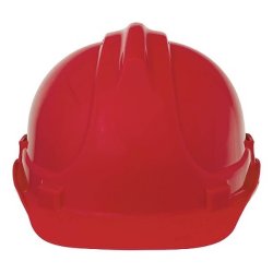 HEŁM PRZEMYSŁOWY BRATEK-3 Z PASKIEM CZERWONY