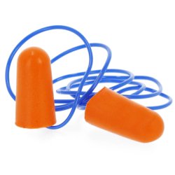 ZATYCZKI DO USZU NA SZNURKU NEW SILENT EARPLUGS EC-1001A-C - 1 OPAKOWANIE