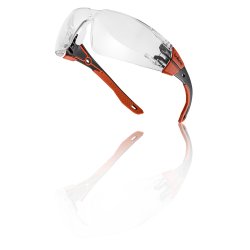 OKULARY OCHRONNE BOLLE RUSH 2.0 (PRZEZROCZYSTE) BLACK/RED
