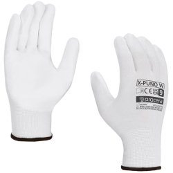 RĘKAWICE OCHRONNE POWLEKANE PU X-PUNO WHITE ROZM. 11 - PROMOCJA